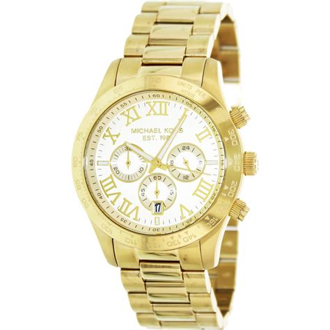 michael kors gold tone watch mens|Michael Kors chronograph gold.